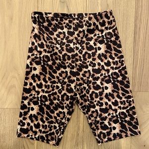 High rise biker shorts